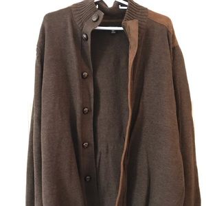 Men’s XXL brown cardigan